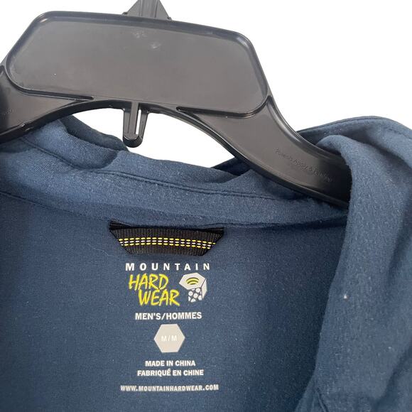 Mountain Hardwear Men's Size Medium Blue Outdoor Short Sleeve Shirt - Picture 4 of 9